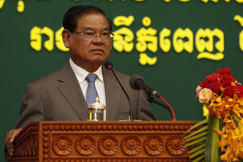 Interior Minister, Sar Kheng. Panha Chhorpoan