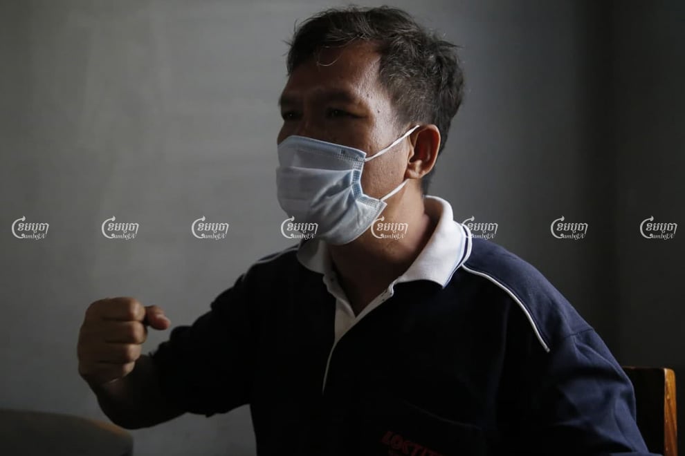 Media fixer Rath Rott Mony speaks about his time in a Phnom Penh prison on Saturday, after serving a two-year conviction for incitement. Panha Chhorpoan