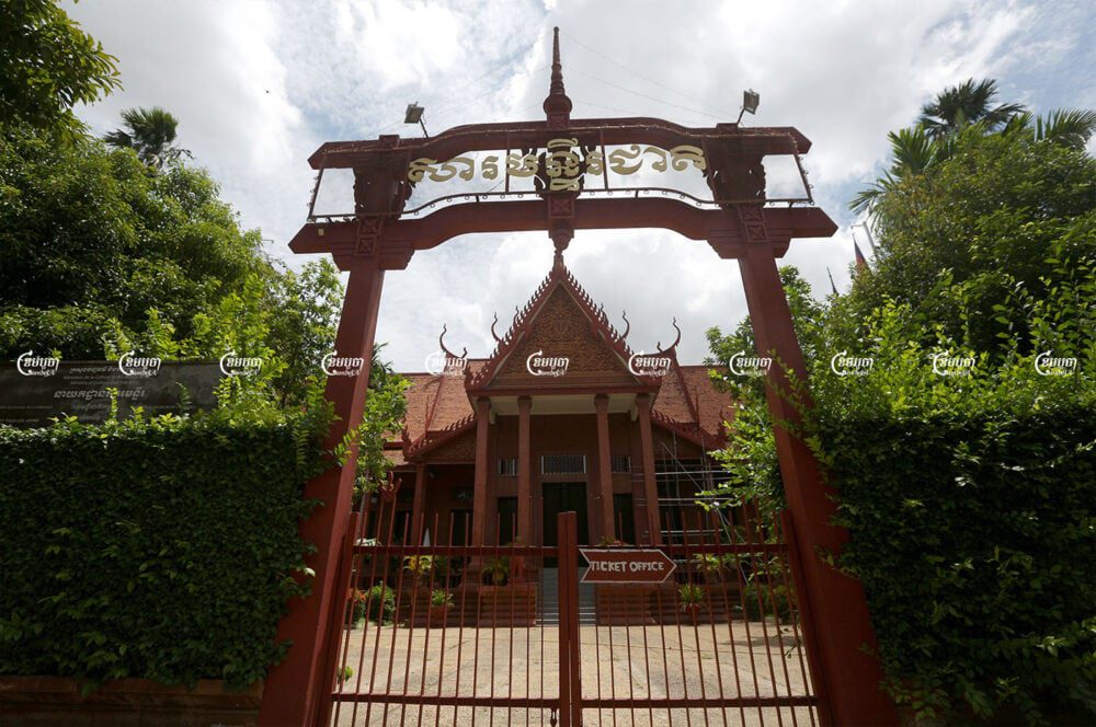 The National Museum in Phnom Penh has been closed as part of widespread restrictions to combat the outbreak of COVID-19, August 12, 2021. CamboJA/ Pring Samrang