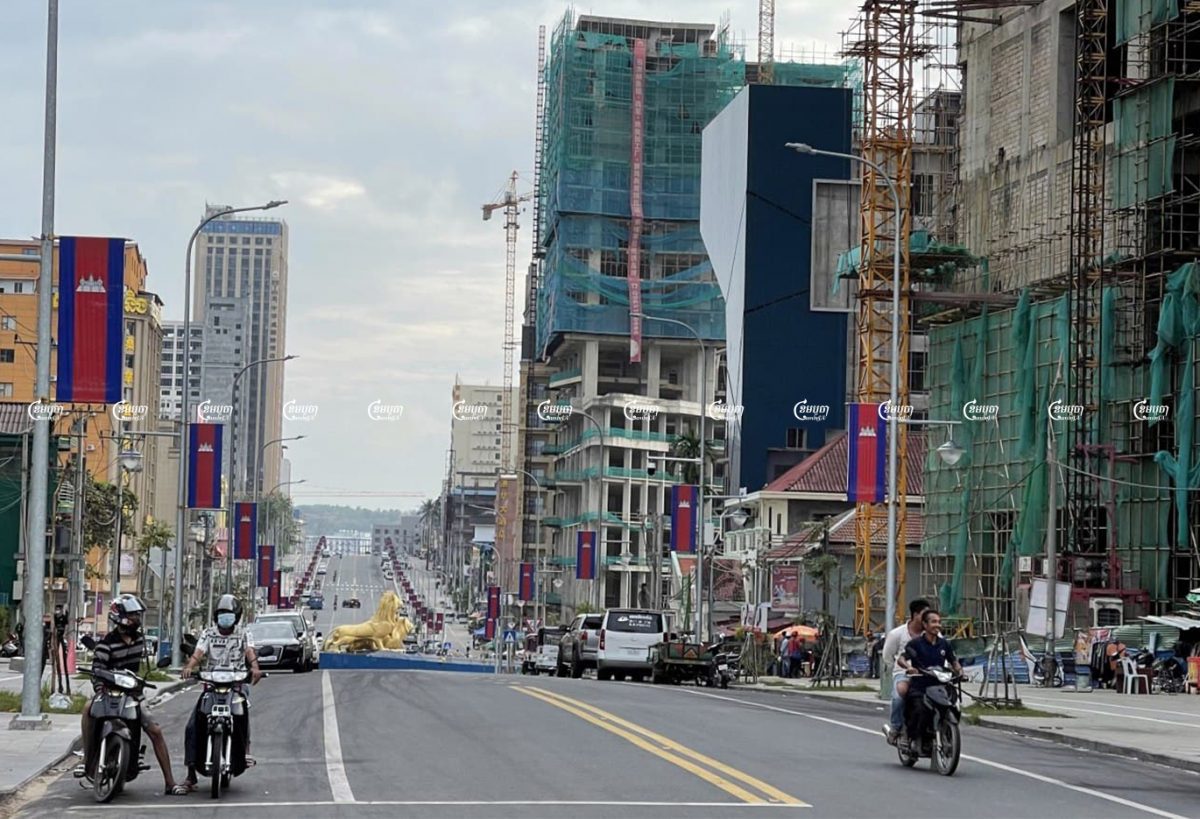 A general view of downtown Sihanoukville, picture taken October 28, 2021. CamboJA/ Sorn Sarath