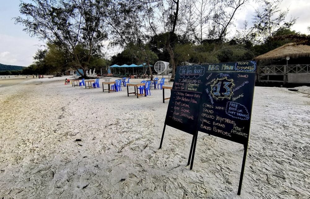 A view of The Pipes Resort on Kong Rong Sanloem, which Preah Sihanouk authorities have ordered closed. (The Pipes Resort)