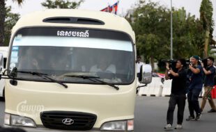 19 Japanese nationals were deported back to their home country at the International Airport of Phnom Penh on April 11, 2023. (CamboJA/ Pring Samrang)