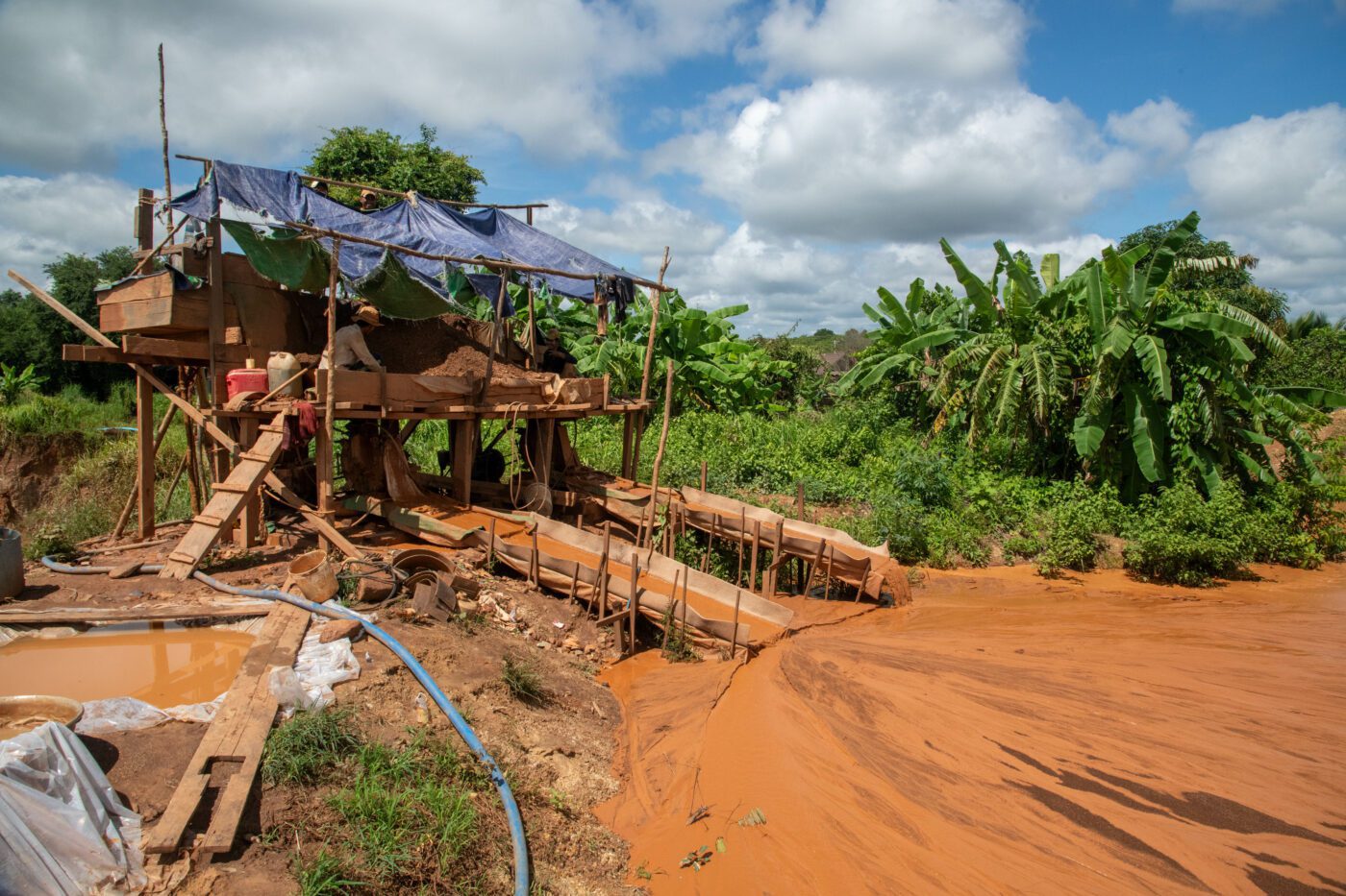Expanding Gold Mine Diverts Stream in Prey Lang Wildlife Sanctuary | CamboJA News