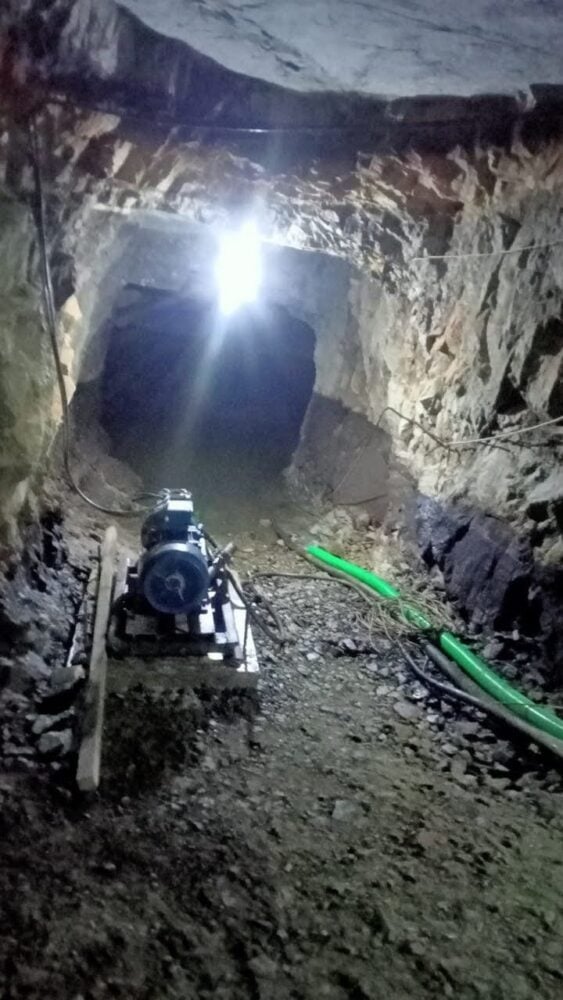 A pit mine belonging to a gold company in Ratanakiri province in 2023. (Supplied)