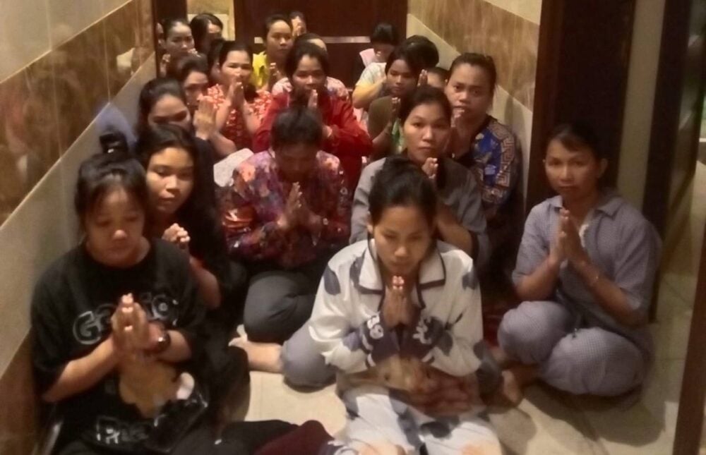 A group of migrant workers in Saudi Arabia go live on Facebook on May 20, 2024, calling for the government of Cambodia to expedite their departure for home.