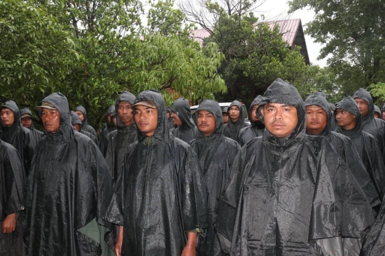 RCAF soldiers deployed to search for the missing helicopter, photo posted on Ministry of National Defense spokesperson Chhum Socheat’s Facebook on July 18, 2024.