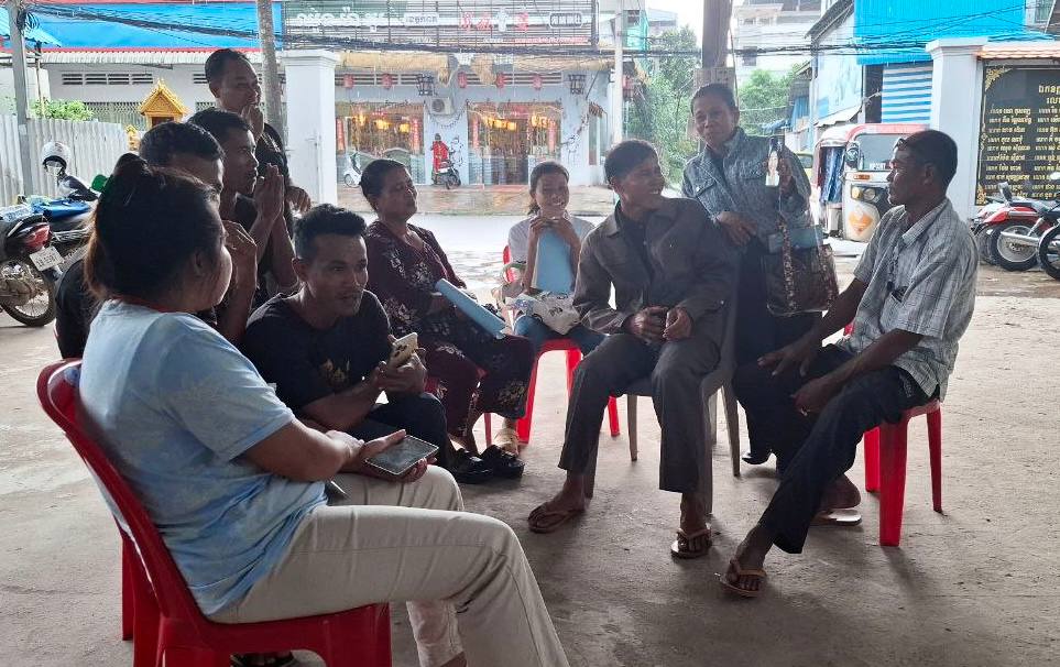 Villagers were asked to question at the Kampot city police station following the Paris Peace Agreements celebration on October 23, 2024. (Supplied)