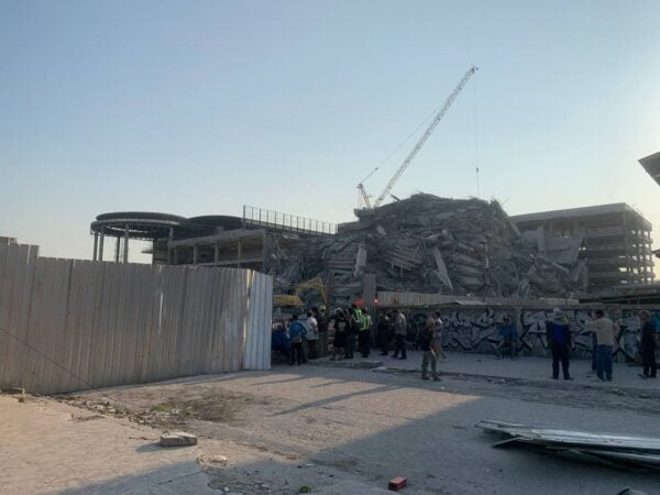 Rescue efforts underway after the collapse of the new State Audit Office building in Bangkok, following an earthquake on March 28, 2025 (Photo: Prachatai)