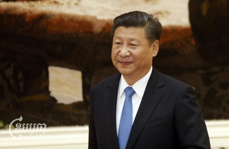 Chinese president Xi Jinping visits Cambodia on Oct. 13, 2016. (CamboJA/ Pring Samrang)