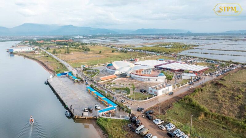 Kampot International Tourism Port inaugurated by Prime Minister Hun Manet on April 21, 2025. (Photo: STPM)