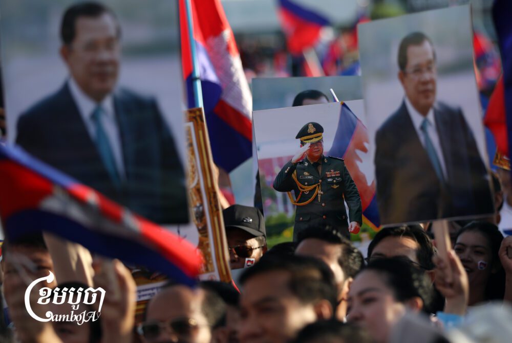 Thousands, including government officials and citizens, joined a solidarity march in Phnom Penh on June 18, 2025, backing the government’s move to resolve a border dispute with Thailand, including referring the case to the International Court of Justice. (CamboJA/Pring Samrang)