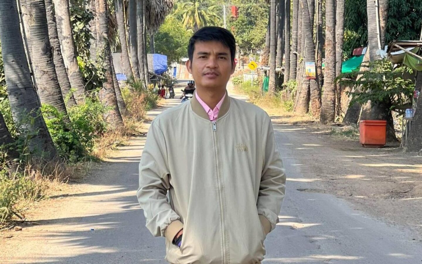 A picture of bank worker San Chansey was shared by NGO Licadho on their Facebook page on October 23, 2025.